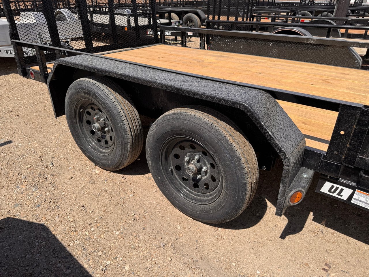 P.J. 2027 UL 83"x14' Utility Trailer | Tandem Axle