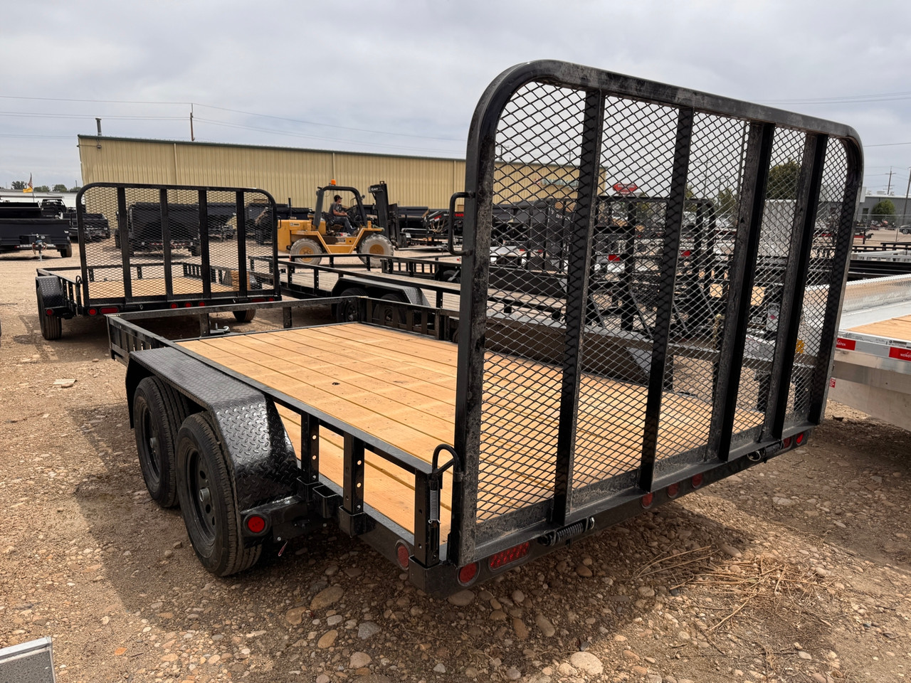 P.J. 2027 UL 83"x14' Utility Trailer | Tandem Axle