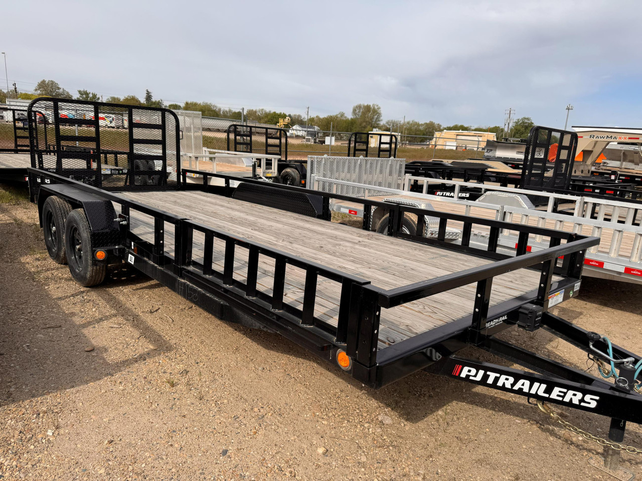 P.J. 2025 UL 83"x20' Utility Trailer | Tandem Axle 7K