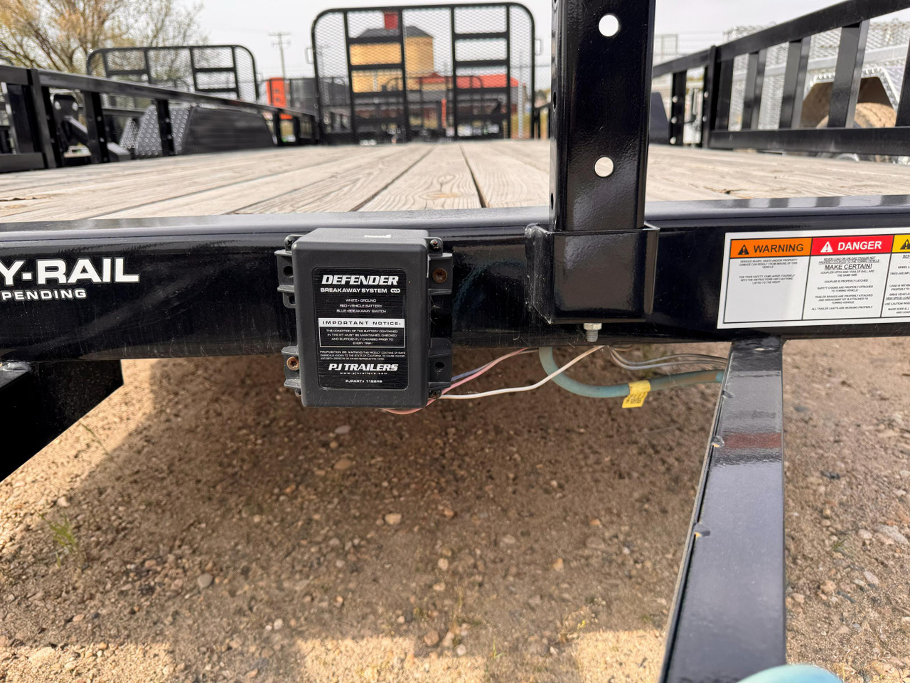 P.J. 2025 UL 83"x20' Utility Trailer | Tandem Axle 7K