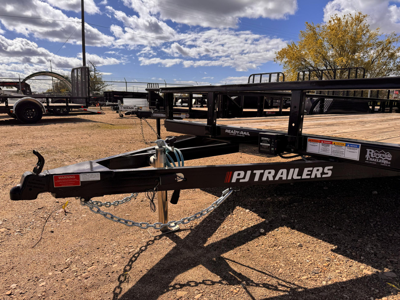P.J. 2025 UL 83"x22' Utility Trailer | Tandem Axle 7K