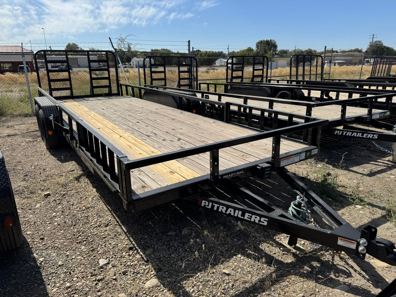 P.J. Trailers 2025 UL 83"X22' Utility Trailer | Tandem Axle 9.899K, HD Ramp Gate, Fenders, Square Tube Rails, 12" OC Crossmembers, Dovetail