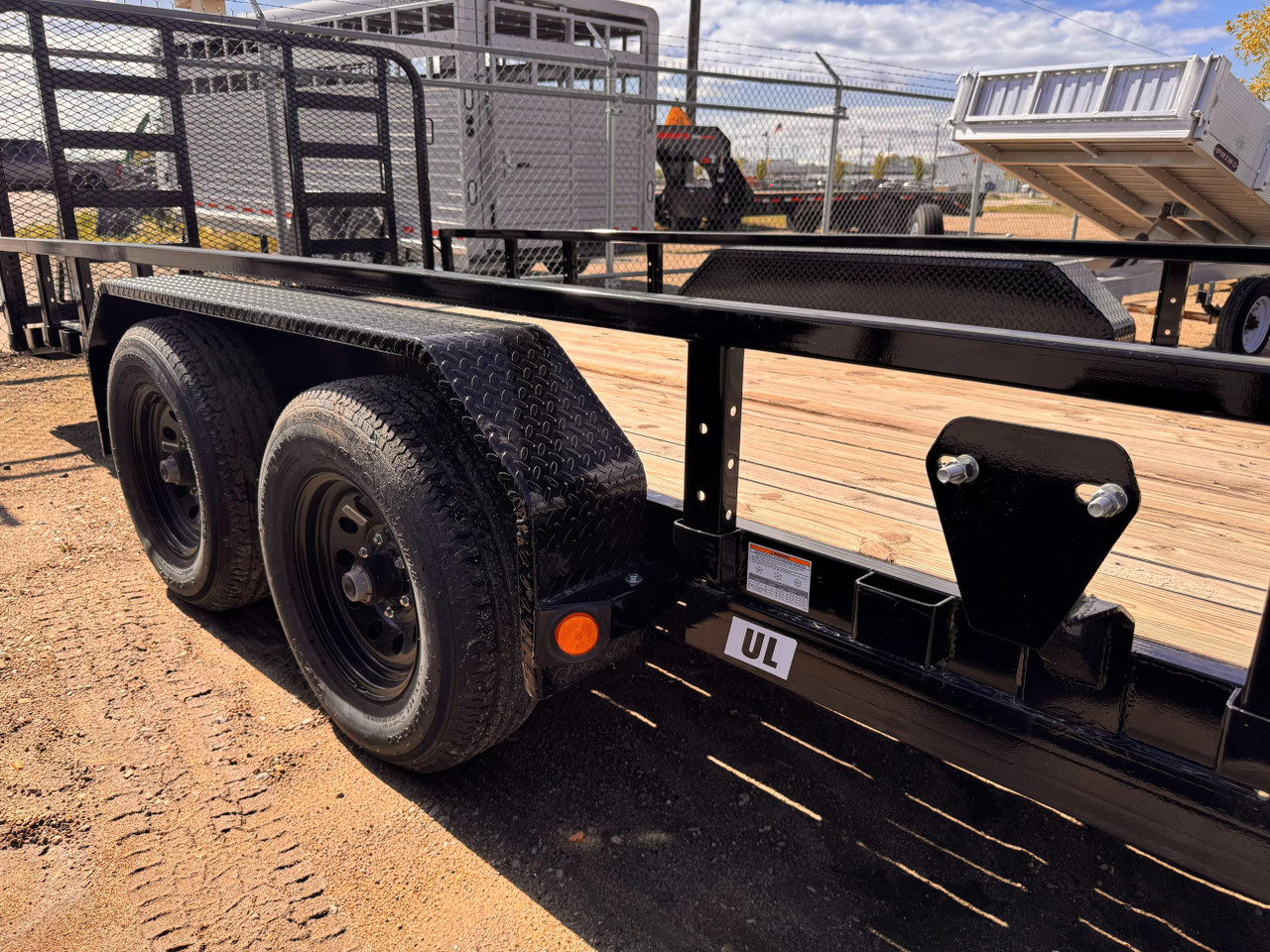 P.J. 2025 UL 83"x22' Utility Trailer | Tandem Axle 10K
