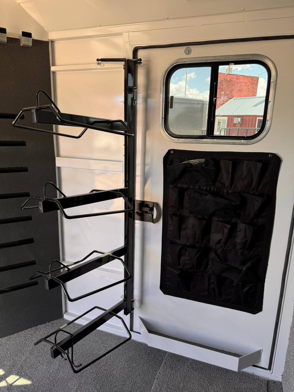 Trails West 2024 Santa Fe Super Tack 24' Stock Combo Trailer | Tandem Axle 18.667K