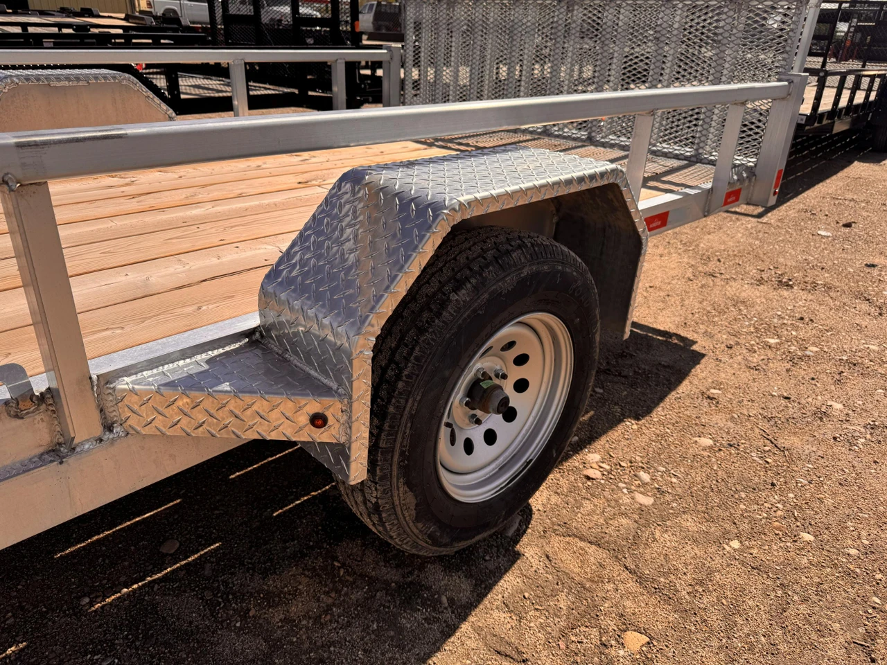Nordtek Trailers 2025 82"X14' Utility Trailer | Single Axle Axle 3K, ATV Side Load, Solid Rear Gate