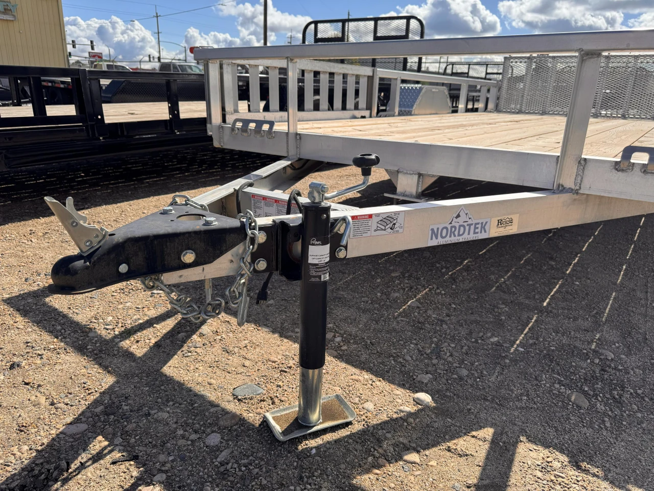 Nordtek Trailers 2025 82"X14' Utility Trailer | Single Axle Axle 3K, ATV Side Load, Solid Rear Gate