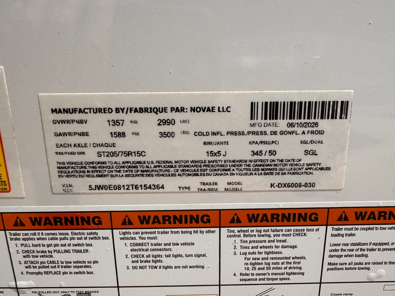 Look Trailers 2026 60"X8' Cargo Trailer | Single Axle Axle