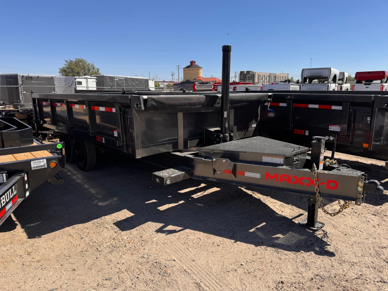 Maxx-D Trailers 2026 D9X 96"X16' Deckover Dump Trailer | Tandem Axle Axle 17.5K