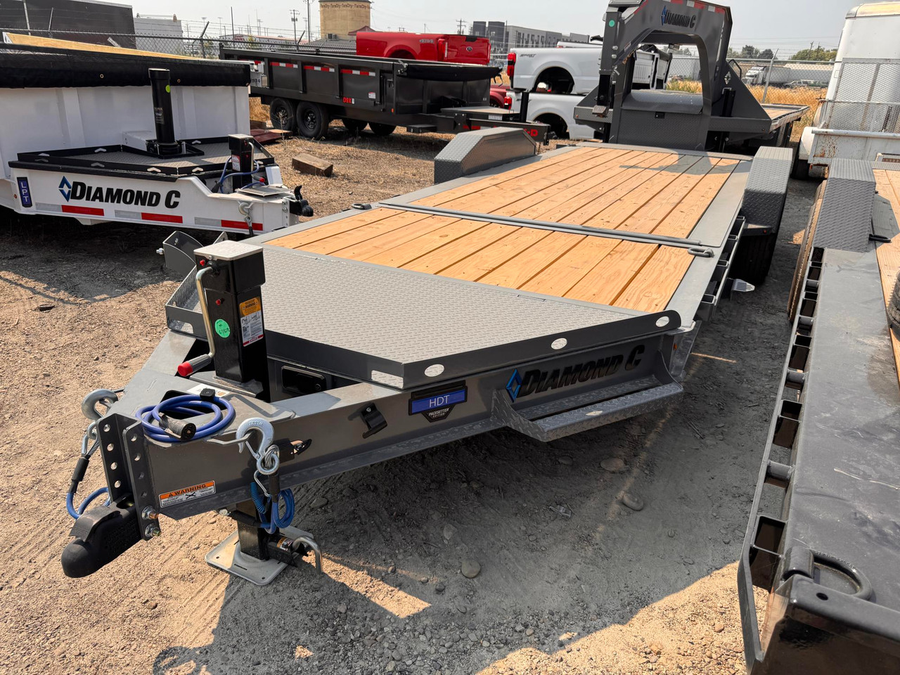 Diamond C Trailers 2026 HDT207 Pacesetter 82"X20' Tilt Trailer | Tandem Axle, (3/16 fender, 12" oc, fork holder) 2 Speed Jack, Spare