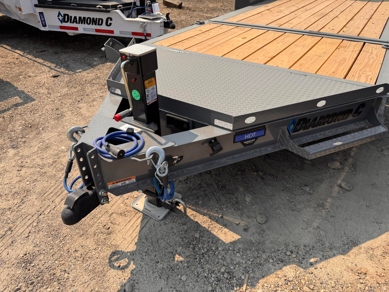 Diamond C Trailers 2026 HDT207 Pacesetter 82"X20' Tilt Trailer | Tandem Axle, (3/16 fender, 12" oc, fork holder) 2 Speed Jack, Spare