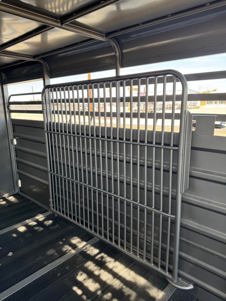 GR Trailers 2026 80"X24' Stock Trailer | Tandem Axle 14K, Straight Tack Double Doors, Rubber Floor, 48" Escape Door, Full Swing Rear Combo Gate