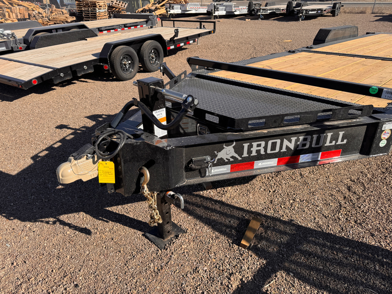 Iron Bull Trailers 2026 THB 83"X24' Gravity Tilt Trailer | Tandem Axle Axle 20K, 10" I-Beam Frame, 16" OC Crossmembers, Tongue Tool Box, Torsion Axles, 16 Ply