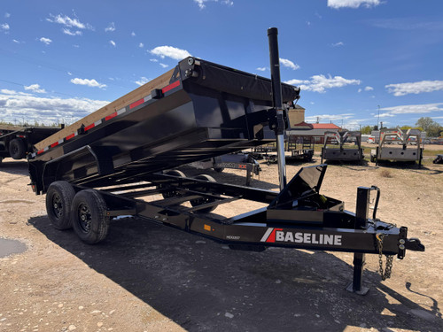 Diamond C 2026 Baseline HDU207 82"x14' Telescopic Dump Trailer | Tandem Axle 14K