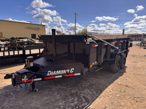 Diamond C 2026 LPT207 82"x14' Telescopic Dump Trailer | Tandem Axle 14.9K