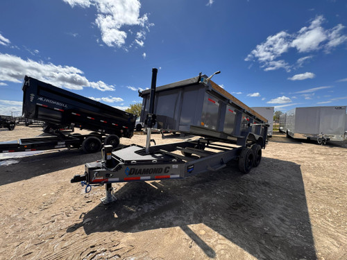 Diamond C 2026 LPT208 81"x16' Telescopic Dump Trailer | Tandem Axle 16K
