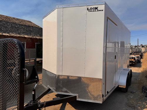 Look Trailers 2026 ST DLX 84"X14' V-Nose Cargo Trailer | Tandem Axle Axle 7K