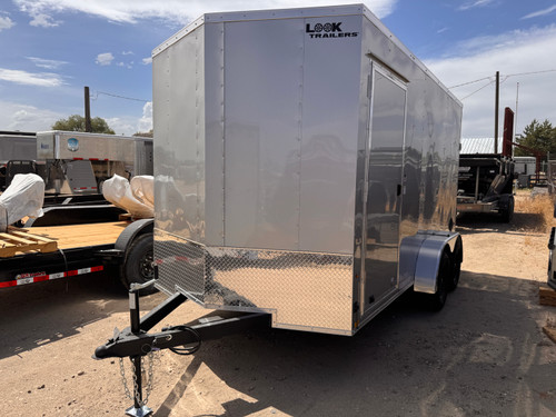 Look 2026 ST DLX 84"x14' V-Nose Cargo Trailer | Tandem Axle 7K