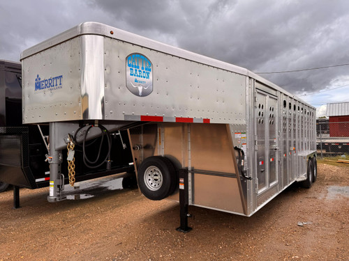 Merritt 2027 84"x24' Stock Trailer | Tandem Axle 15K