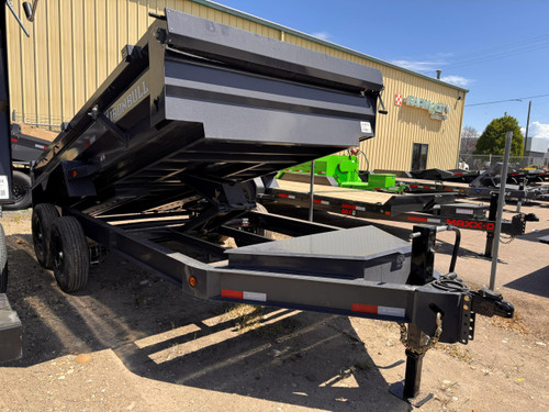 Iron Bull 2026 DWB 83"x14' Scissor Dump Trailer | Tandem Axle 14K
