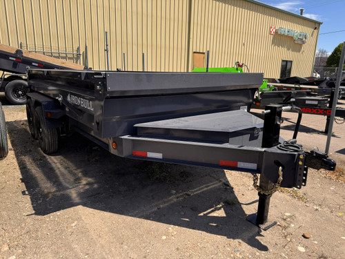 Iron Bull 2026 DWB 83"x14' Scissor Dump Trailer | Tandem Axle 14K