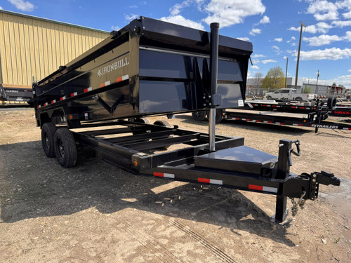 Iron Bull 2025 DTB 83"x16' Telescopic Dump Trailer | Tandem Axle 14.999K