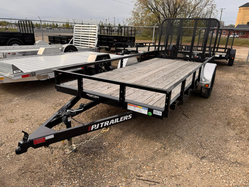 P.J. 2025 U2 72"x12' Utility Trailer | Single Axle