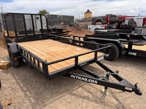 P.J. 2027 U7 924"x12' Utility Trailer | Single Axle