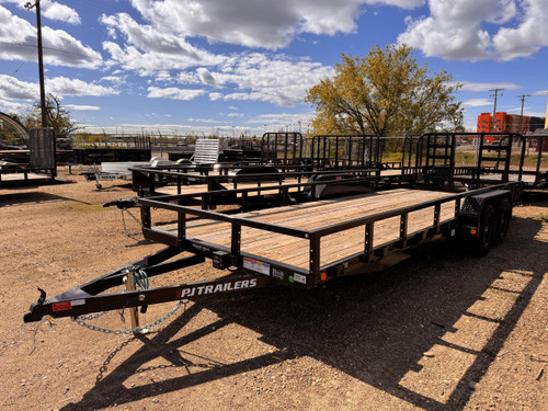 P.J. 2025 UL 83"x22' Utility Trailer | Tandem Axle 7K