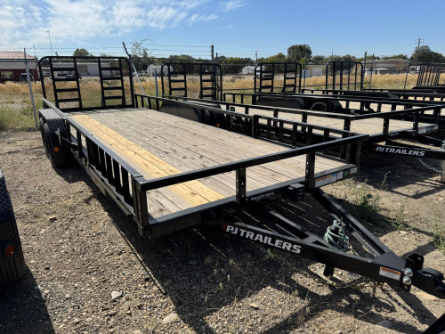 P.J. Trailers 2025 UL 83"X22' Utility Trailer | Tandem Axle 9.899K, HD Rampgate, Fenders, Square Tube Rails, 12" OC Crossmembers, Dovetail