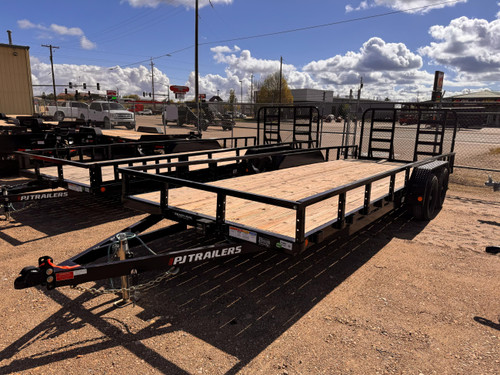 P.J. 2025 UL 83"x22' Utility Trailer | Tandem Axle 10K