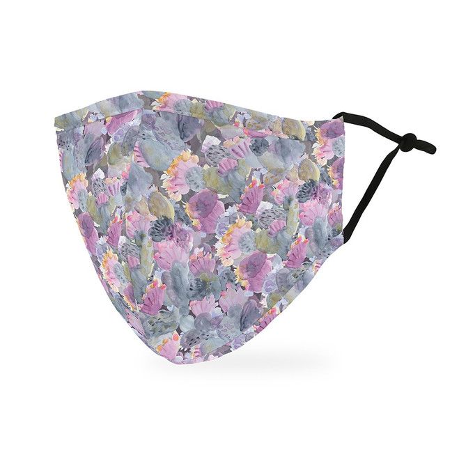 Print Protective Face Mask - Women - Cactus Floral