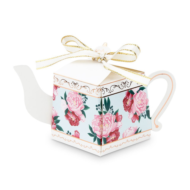 Teapot Shaped Favor Boxes - Wedding, Bridal Shower