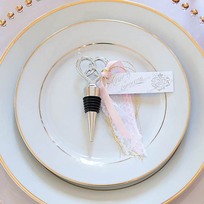 Love Knot Bottle Stopper Favors
