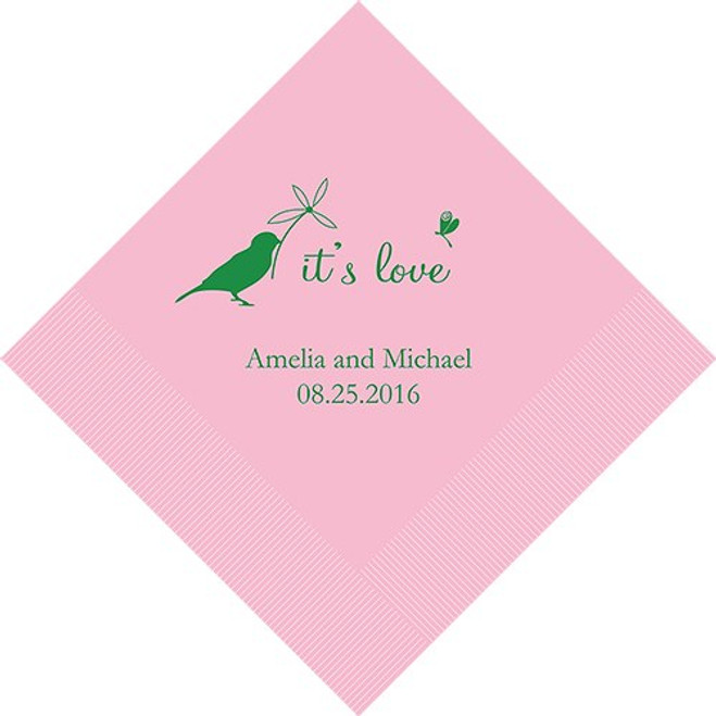 Whimsical Garden Personalized Napkins