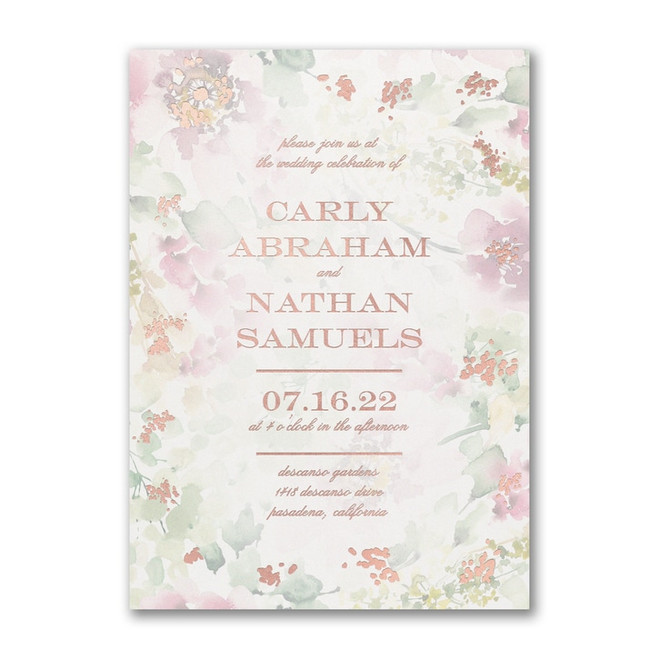 Garden Wedding Invitations - Garden Fresh