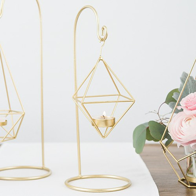 gold candle holders