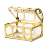 Gold Treasure Chest Favor Boxes - Nautical, Beach Wedding