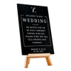 Chalkboard Wedding Sign - Rustic Love