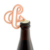 Ampersand Bottle Opener Favors in Rose Gold - Forever 