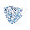 Print Protective Face Mask - Women - Blue Paisley