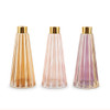 Tapered Glass Bud Vases in Shades of Pink  - Reception Decor 