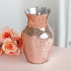 Mercury Glass Vases in Rose Gold - Centerpiece