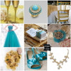 Turquoise & Gold Wedding Theme Inspiration