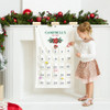 Personalized Advent Calendar - Fabric - Poinsettia