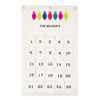 Personalized Advent Calendar - Fabric - Lights