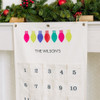 Personalized Advent Calendar - Fabric - Lights