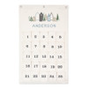 Personalized Advent Calendar - Fabric - Wintry Cottages