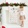 Personalized Advent Calendar - Fabric - Wintry Cottages