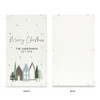 Personalized White Wooden Advent Calendar - Cottages - Custom Script Text