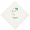 Personalized Holiday Napkins - Gingerbread Man